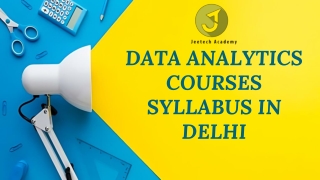 Data Analytics Courses Syllabus In Delhi