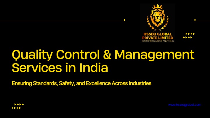 quality control management services in india