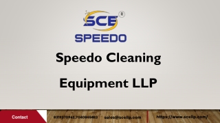 speedo cleaning equipment llp