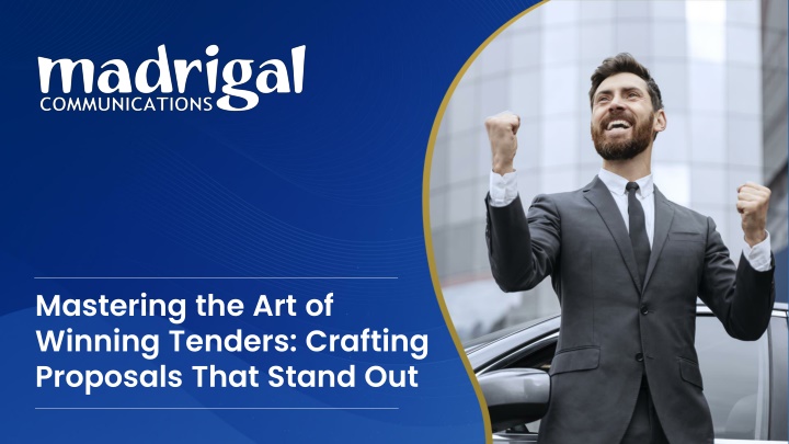 mastering the art of winning tenders crafting