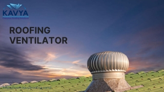 Turbo Roofing Ventilator Suppliers - Kavya Roofing