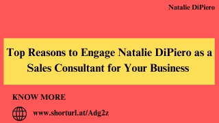 Boost Your Sales Team’s Performance With Natalie Dipiero