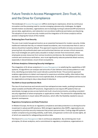 future trends in access management zero trust