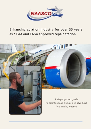 Maintenance and Repair aircrafts