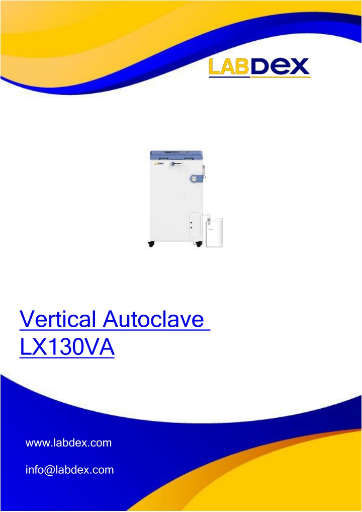 vertical autoclave lx130va