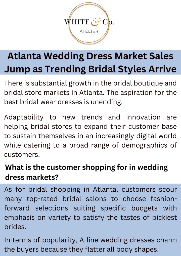 atlanta wedding dress market sales jump