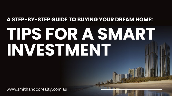 a step by step guide to buying your dream home