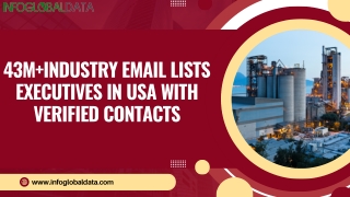 43m industry email lists executives in usa with
