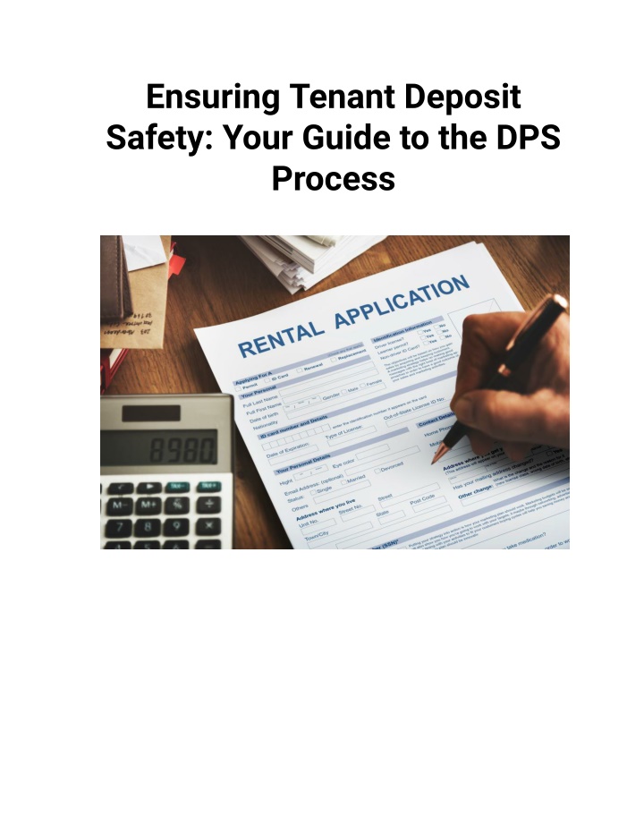 ensuring tenant deposit safety your guide