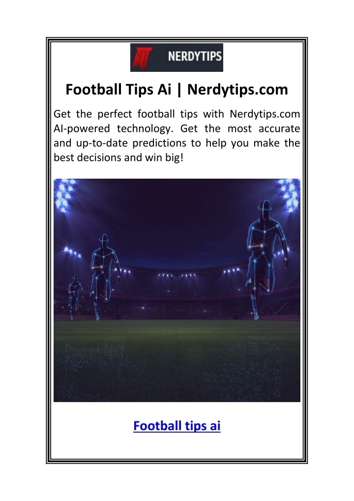 football tips ai nerdytips com