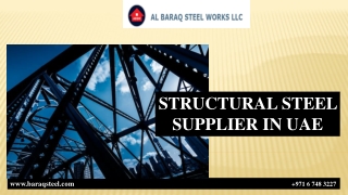 STRUCTURAL STEEL SUPPLIER IN UAE