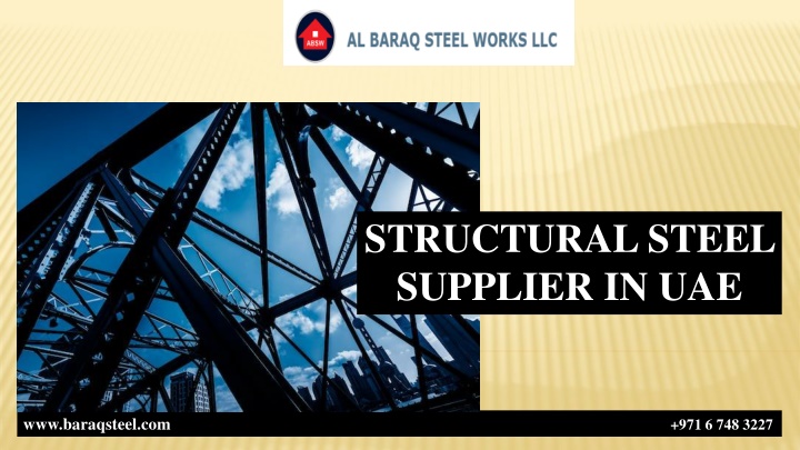 structural steel supplier in uae