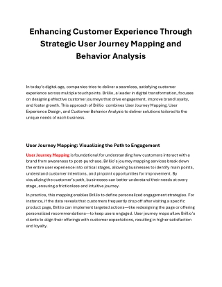 enhancing customer experience through strategic