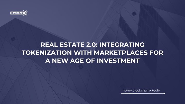 real estate 2 0 integrating tokenization with