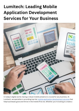 lumitech leading mobile application development