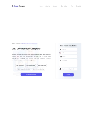 Custom CRM Development Company Solutions: Driving Growth Through Customer-Centri