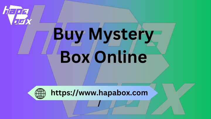 buy mystery box online