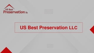 Us Best Preservation LLC - Reliable & Professional Construction Company
