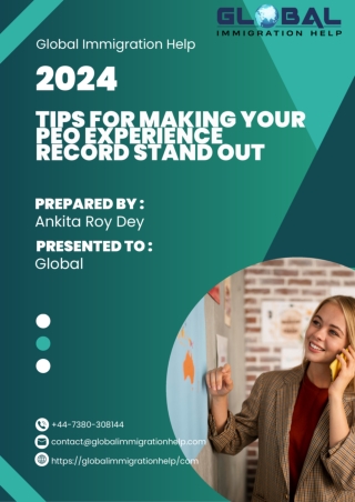 Tips for Making Your PEO Experience Record Stand Out