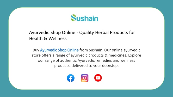 ayurvedic doctor consultation online at sushain