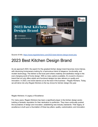 source of info https www regalokitchens com 2023