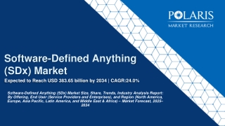 Software-Defined Anything (SDx) Market Size 2034
