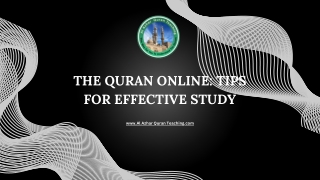 The Quran Online: Tips for Effective Study