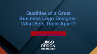 Qualities of a Great Business Logo Designer What Sets Them Apart