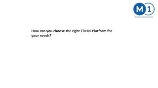 How can you choose the right TReDS Platform for your needs