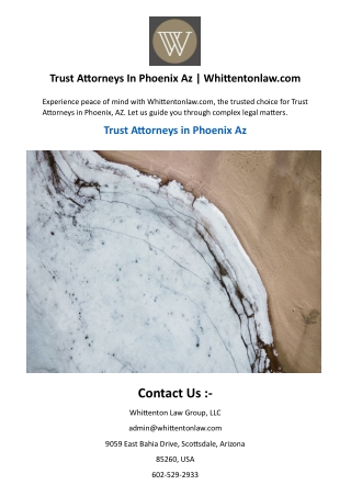 Trust Attorneys In Phoenix Az Whittentonlaw.com