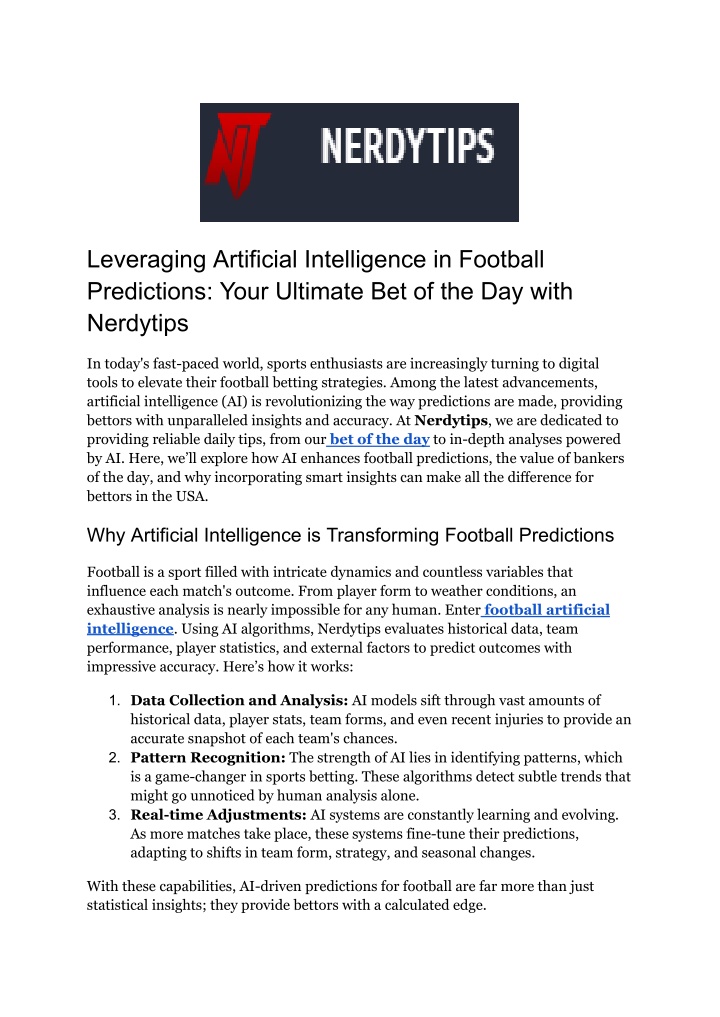 leveraging artificial intelligence in football