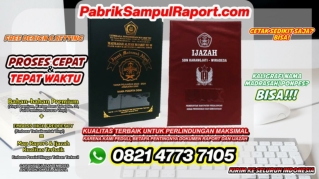 0821-4773-7105 Harga Map Raport K13 Sampul Ijazah Banjang