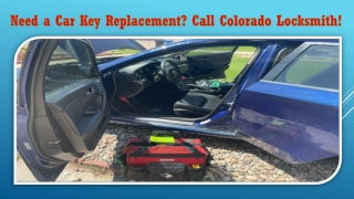 Need a Car Key Replacement Call Colorado Locksmith!