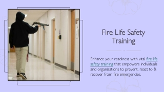 Fire Life Safety Training