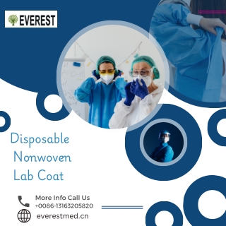 Disposable Nonwoven Lab Coat