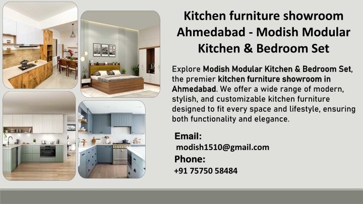 kitchen furniture showroom ahmedabad modish