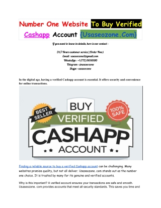 number one website to buy verified cashapp