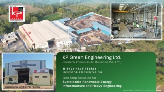 KP Green Engineering Limited Earning September 2024