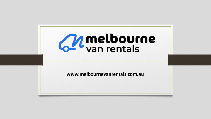 www melbournevanrentals com au