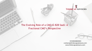 The Evolving Role of a CMO in B2B SaaS: A Fractional CMO’s Perspective