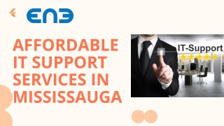 Affordable IT Support Services in Mississauga