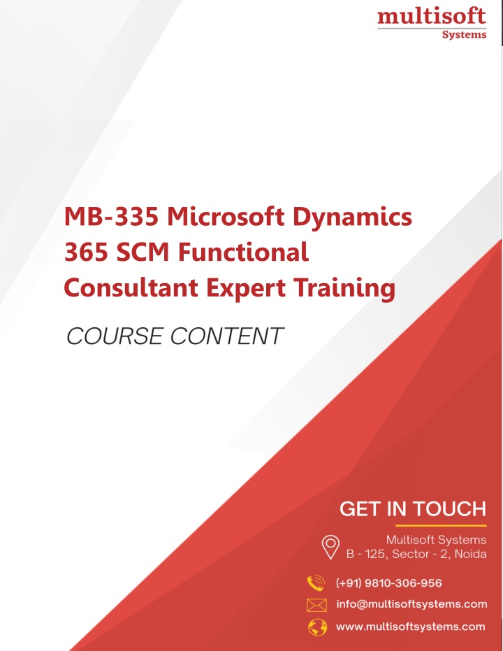 mb 335 microsoft dynamics 365 scm functional