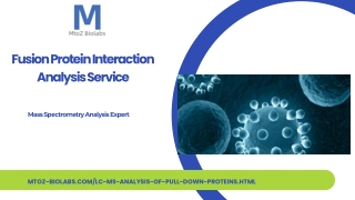 fusion protein interaction analysis service