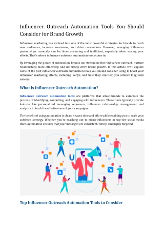 influencer outreach automation tools you should