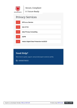 privacy services