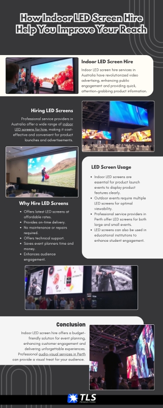 How Indoor LED Screen Hire Help You Improve Your Reach