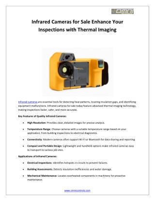 infrared cameras for sale enhance your