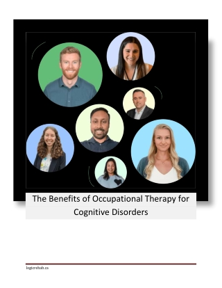 The Benefits of Occupational Therapy for Cognitive Disorders
