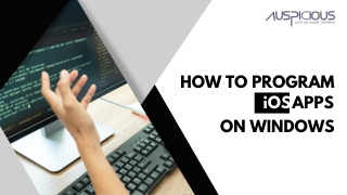 How to Program iOS on Windows APPS