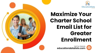 maximize your charter school email list